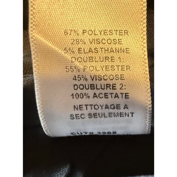 Trina Turk Black Button-Front‎ Pencil Skirt Size 6 - Picture 4 of 4